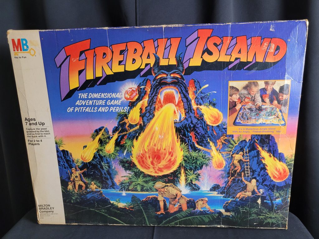 Fireball Island Game Box 1986