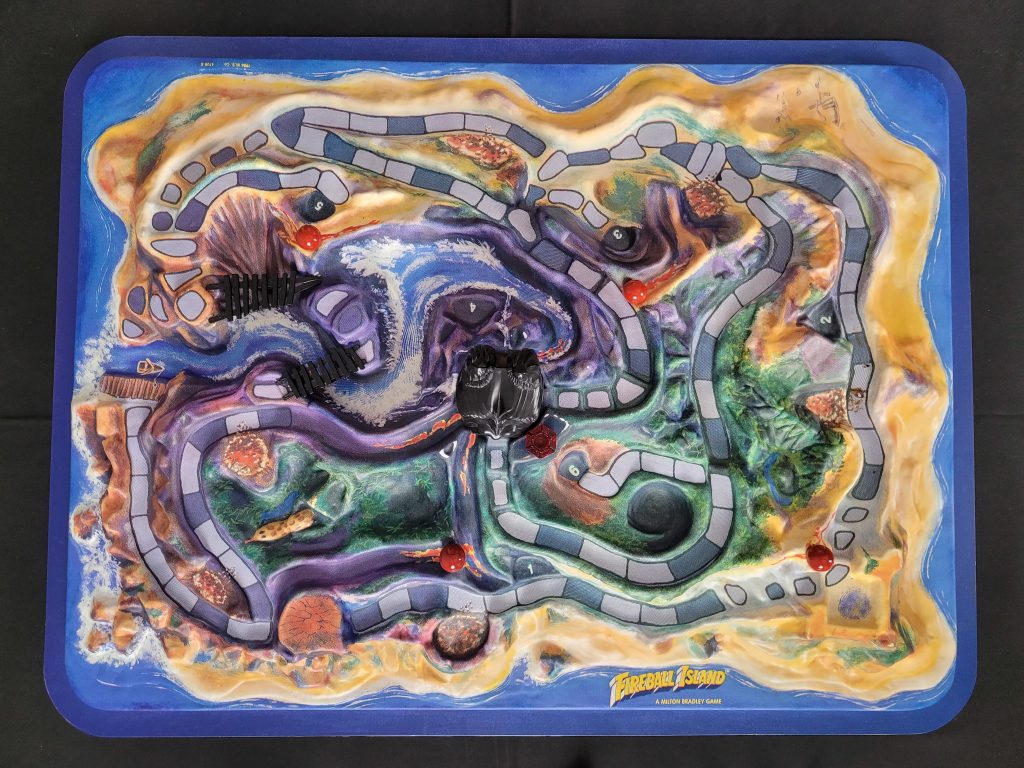 Fireball Island 1986 Game Board