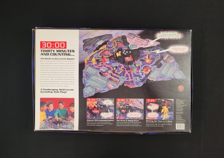 The Omega Virus Game Box Back