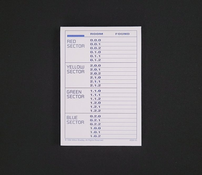 The Omega Virus Room Log